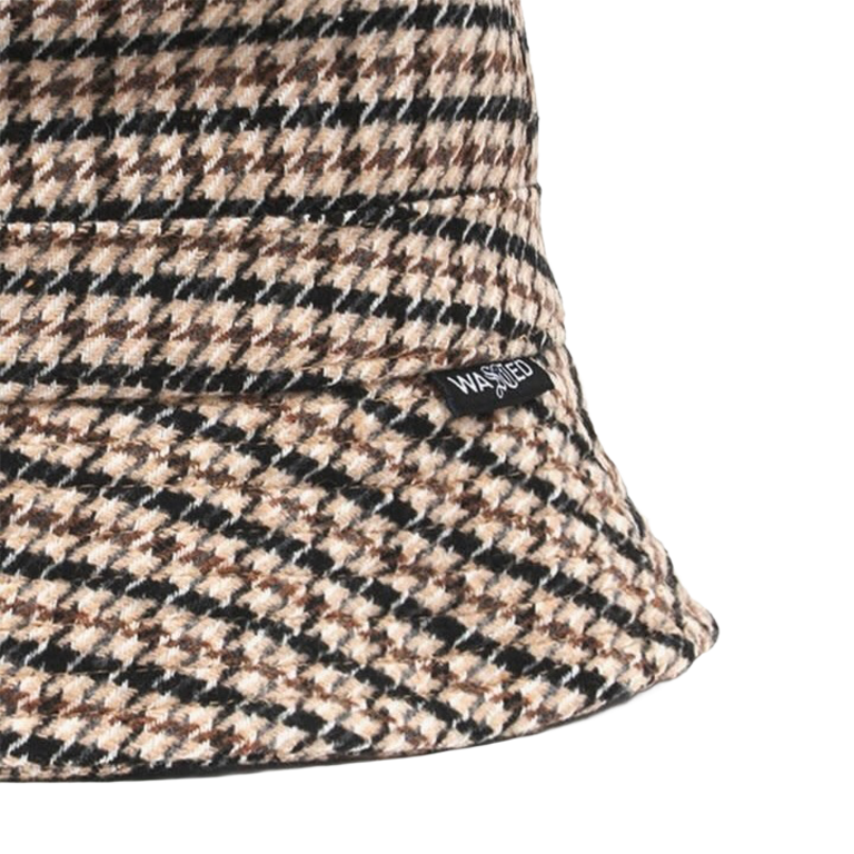 Wasted Paris Bob Houndstooth - Brown O/S