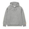 Hooded Chase Sweat - Grey Heather/Gold