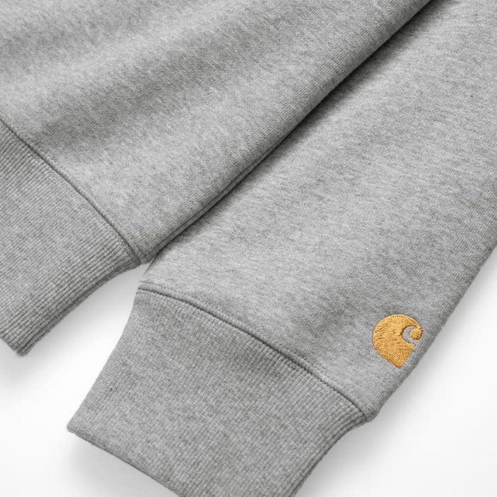 Carhartt WIP Chase Sweat - Grey Heather/Gold