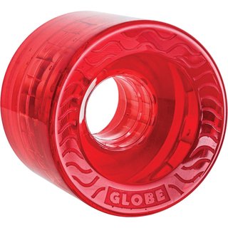 Globe Retro Flex Cruiser Wheel - Clear Red 58mm 83A