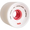 Conical Cruiser Wheel - White/Red 65mm 78A