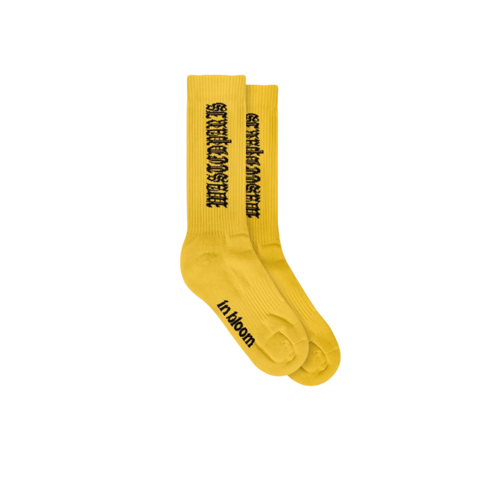 Wasted Paris Kingdom Socks - Yellow