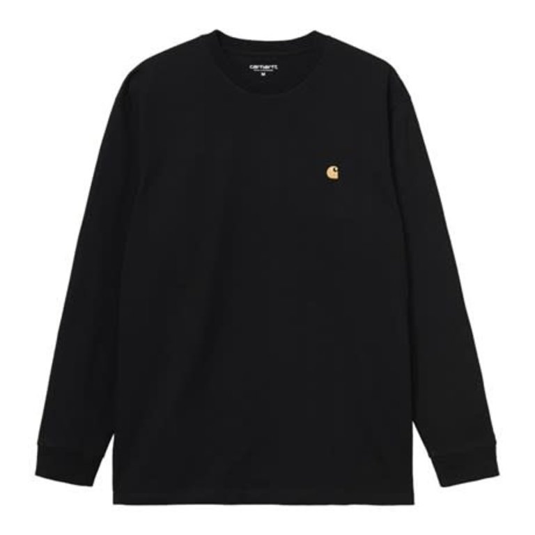 Carhartt L/S Chase T-shirt - Black/Gold