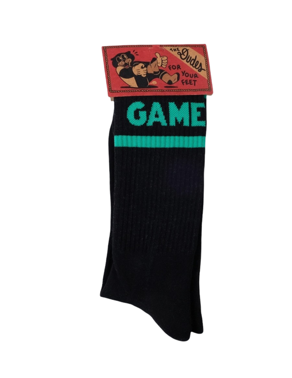The Dudes Game Over Socks - Black