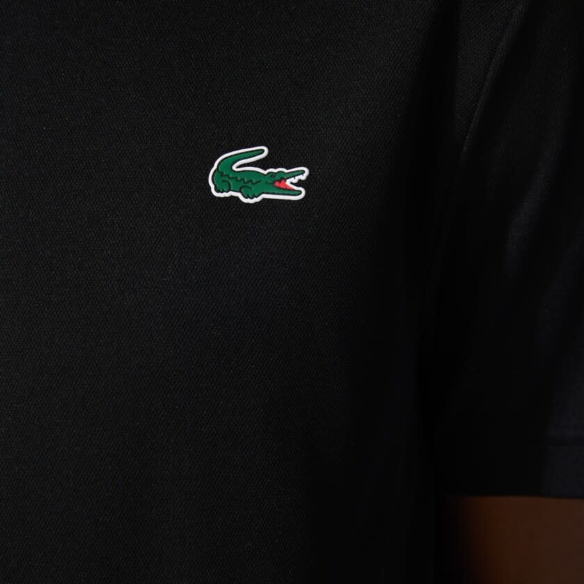 Lacoste T-shirt En Piqué Respirant - Noir