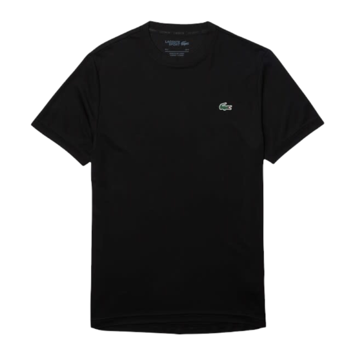 Lacoste T-shirt En Piqué Respirant - Noir