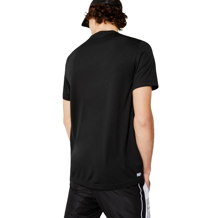 Lacoste T-shirt En Piqué Respirant - Noir