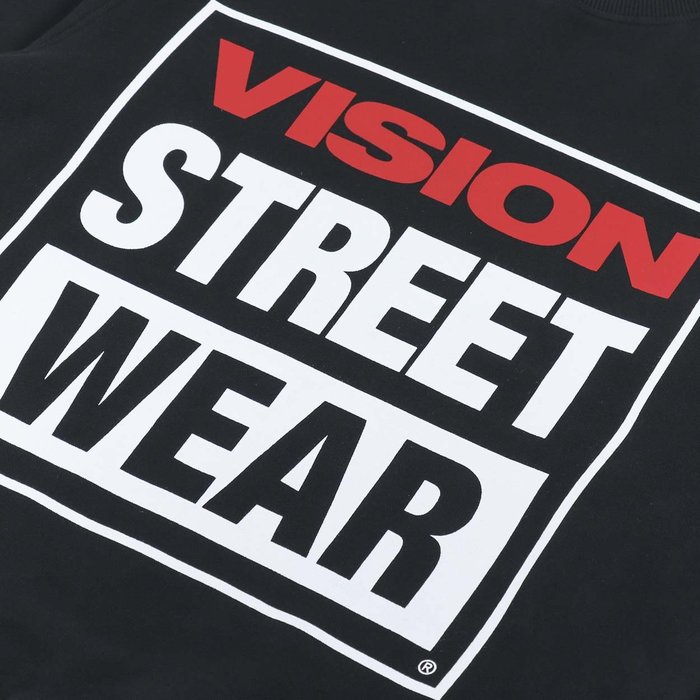 Vision OG Box Logo Crew - Black