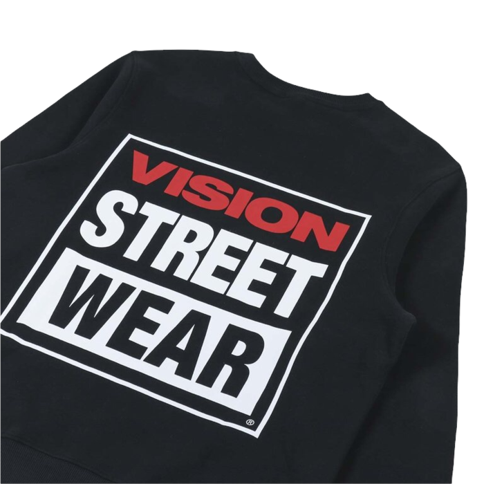 Vision OG Box Logo Crew - Black