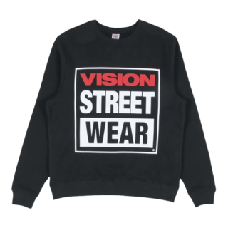 Vision OG Box Logo Crew - Black