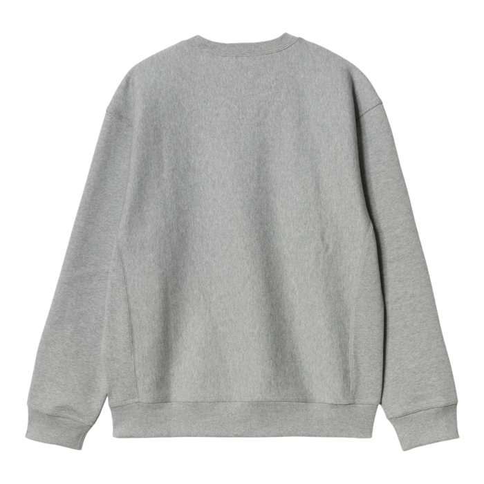 Carhartt WIP American Script Sweat - Grey Heather