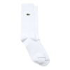 Chaussettes unies en coton mélangé - Blanc