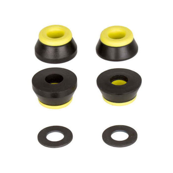 Bones 91A Hardcore-Medium Bushings - Black/Yellow
