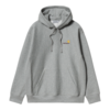 Hooded American Script - Grey Heather