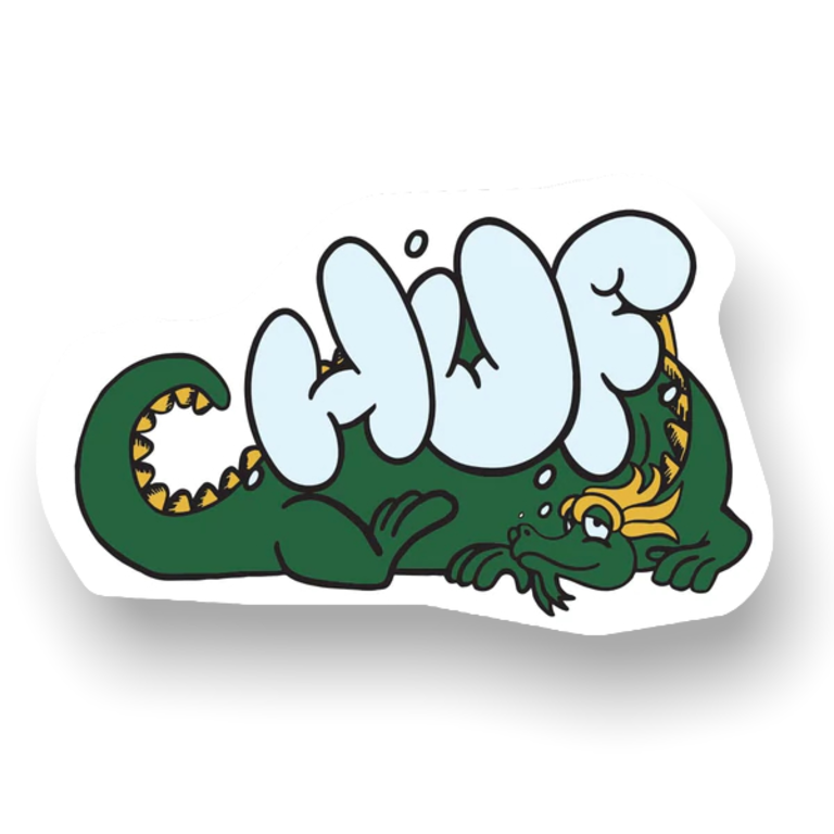 Huf Magic Dragon Sticker - Green
