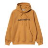 Hooded Carhartt Sweat - Ochre/Dark Navy