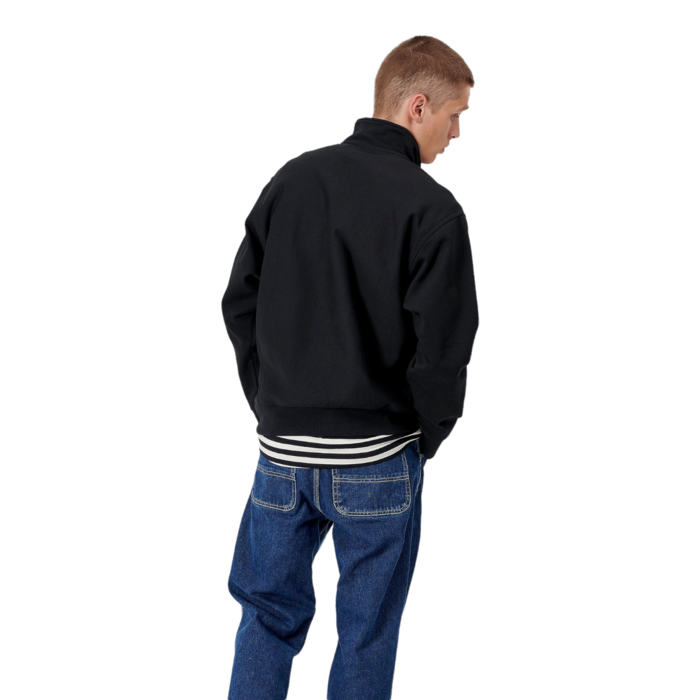 Carhartt WIP Half Zip American Script - Black