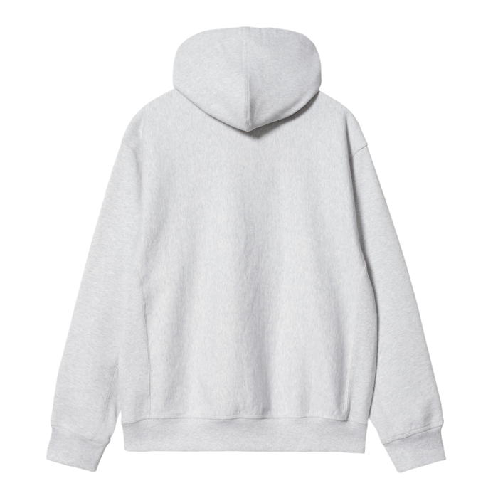 Carhartt WIP Hooded American Script - Ash Heather