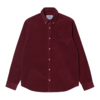 L/S Madison Cord Shirt - Corvina/Black