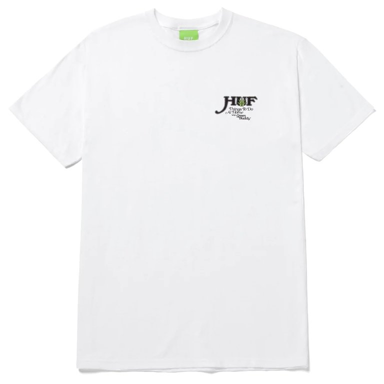 Huf At Home S/S Tee - White
