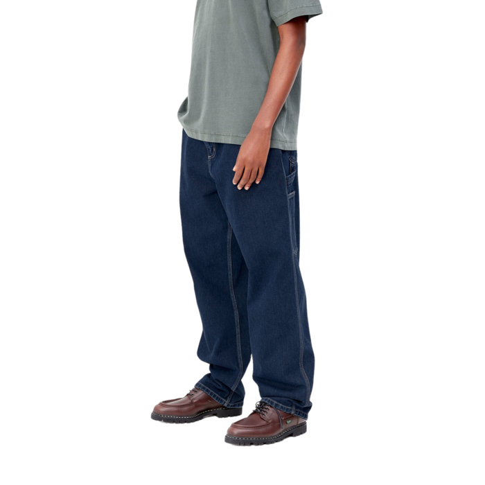 Carhartt WIP Single Knee Pant - Blue (Stone Washed)