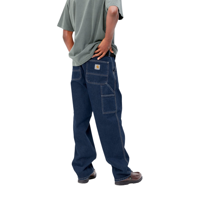 Carhartt WIP Single Knee Pant - Blue (Stone Washed)