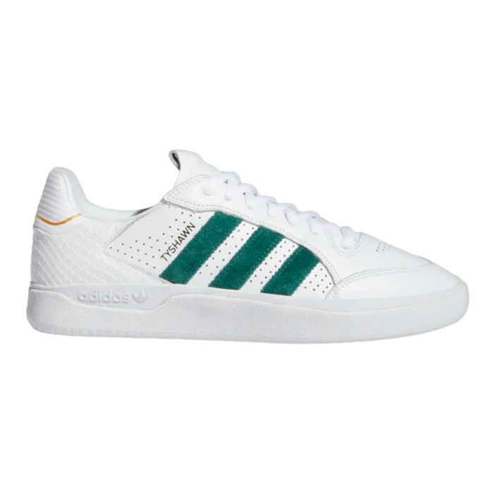 Adidas Skateboarding Tyshawn Low - Cloud White/Collegiate Green/Gold Metallic