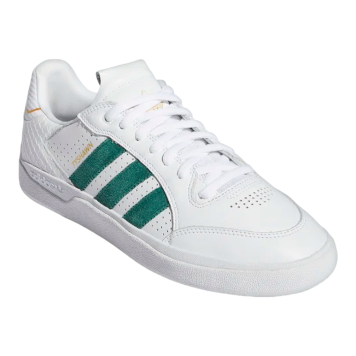 Adidas Skateboarding Tyshawn Low - Cloud White/Collegiate Green/Gold Metallic