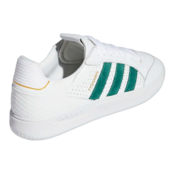 Adidas Skateboarding Tyshawn Low - Cloud White/Collegiate Green/Gold Metallic