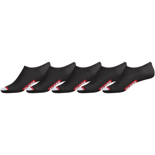 Globe W/Tipper Invisible Sock 5 Pack (6-10) - Black