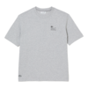 T-shirt Loose Fit avec Imprimé Lacoste - Gris Chiné