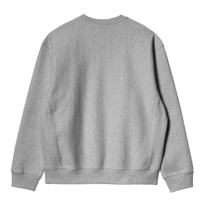 Carhartt WIP American Script Sweat - Ash Heather