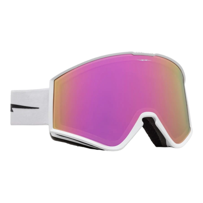 Electric Kleveland Matte White - Pink Chrome