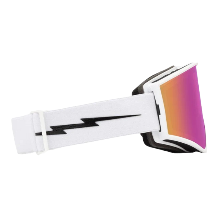 Electric Kleveland Matte White - Pink Chrome