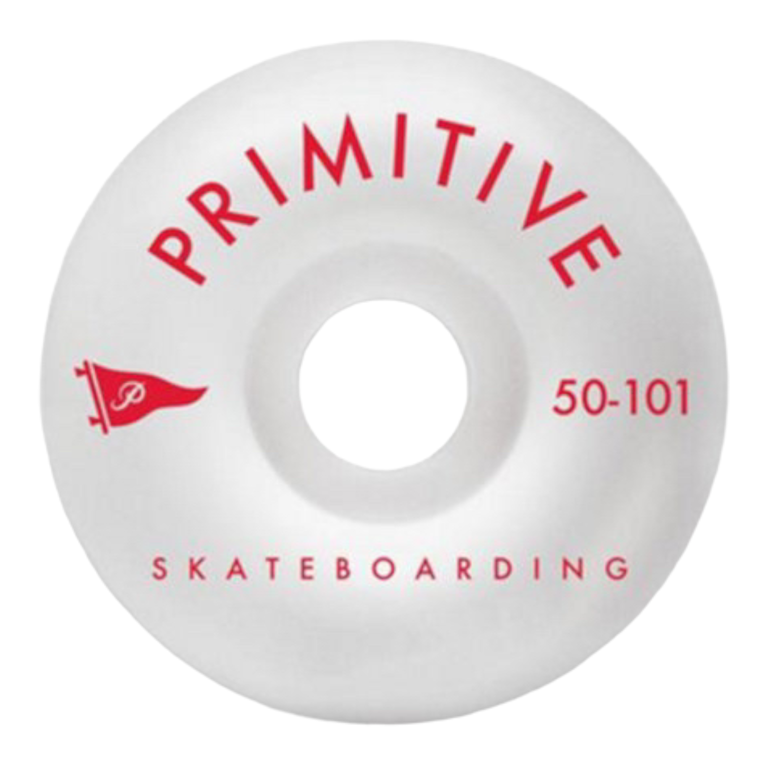 Primitive Pennant Arch Team Wheel 50mm - Red