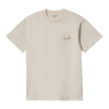 S/S T-Shirt American Script - Natural