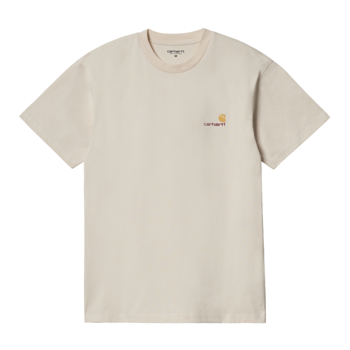 Carhartt WIP S/S T-Shirt American Script - Natural