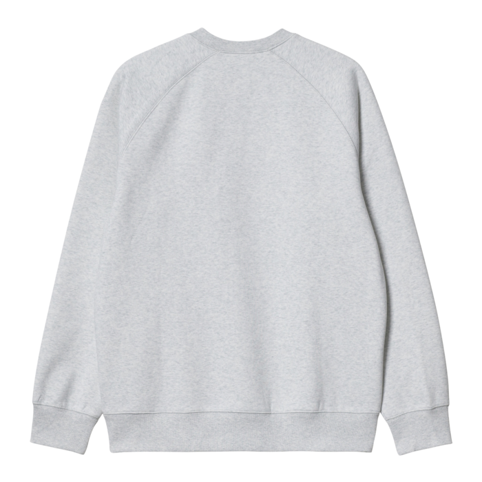Carhartt WIP Chase Sweat - Ash Heather/Gold