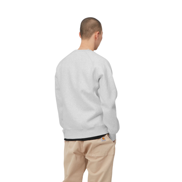 Carhartt WIP Chase Sweat - Ash Heather/Gold