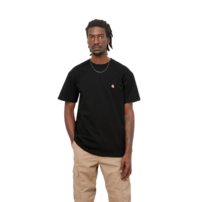 Carhartt WIP S/S Chase T-Shirt - Black/Gold