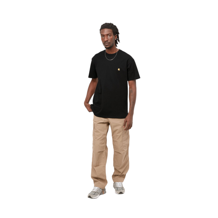 Carhartt WIP S/S Chase T-Shirt - Black/Gold