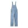 W' Bib Overall Straight - Blue Stone (Bleached)