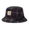 Cord Bucket Hat - Wiley Check/Dark Plum