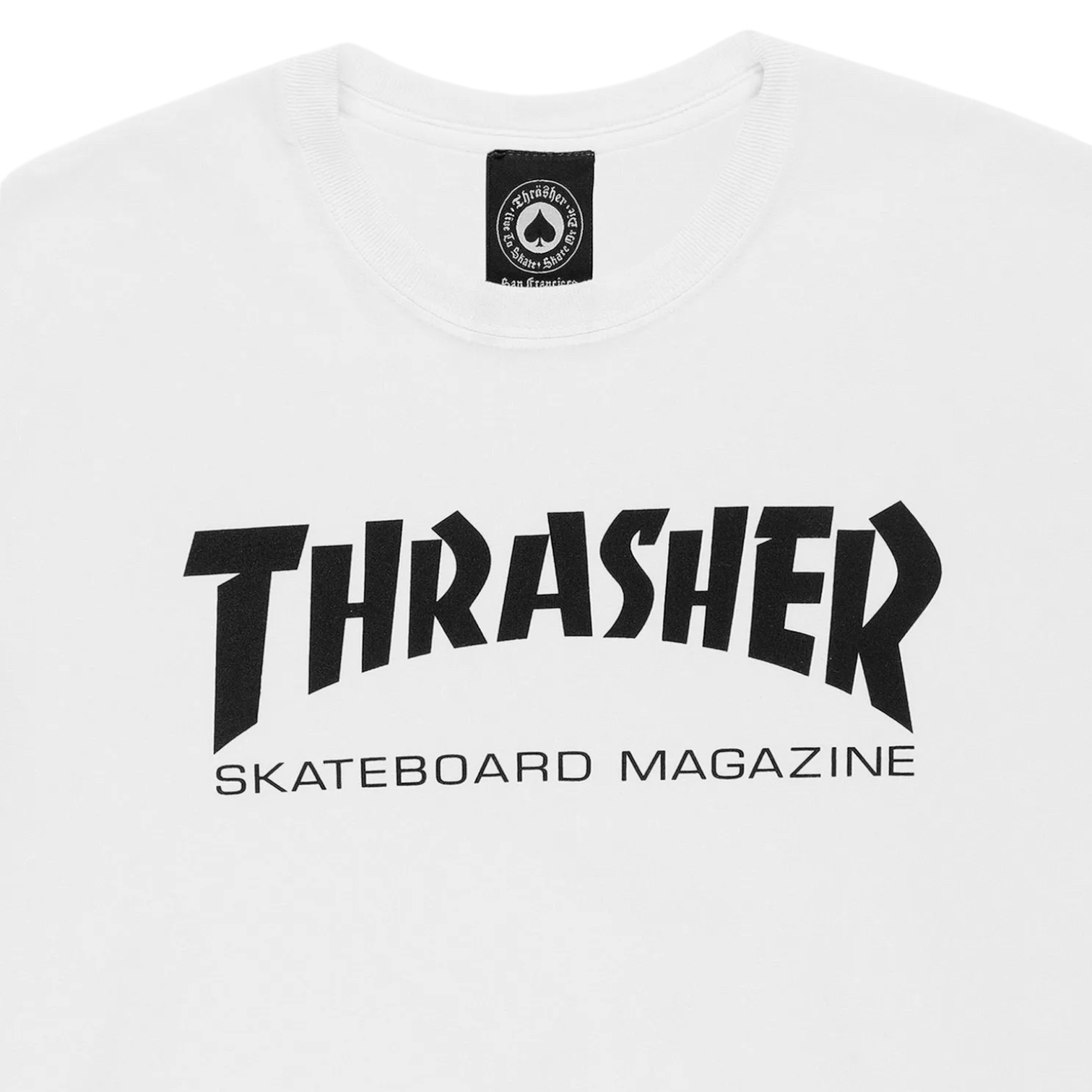 Thrasher Skate Mag Tee - White