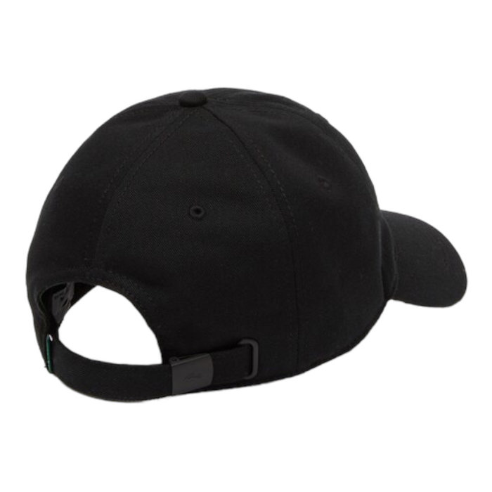 Lacoste Casquette unisexe en twill de coton biologique - Noir