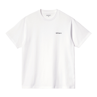 Carhartt WIP S/S Script Embroidery T-shirt - White/Black