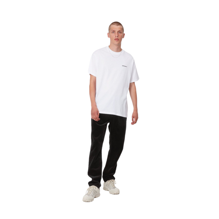 Carhartt WIP S/S Script Embroidery T-shirt - White/Black