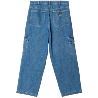 Obey Big Wig Cargo Denim Pant - Light Indigo