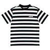 Cooper Tee S/S - Bone Striped Yarn-Dyed Knit