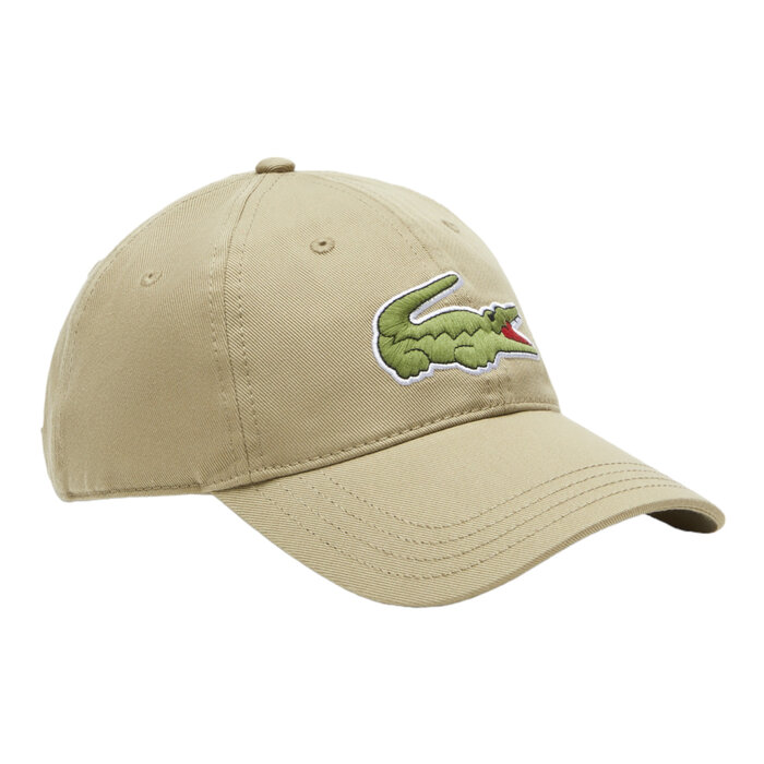 Lacoste Casquette logo en twill de coton biologique - Lion